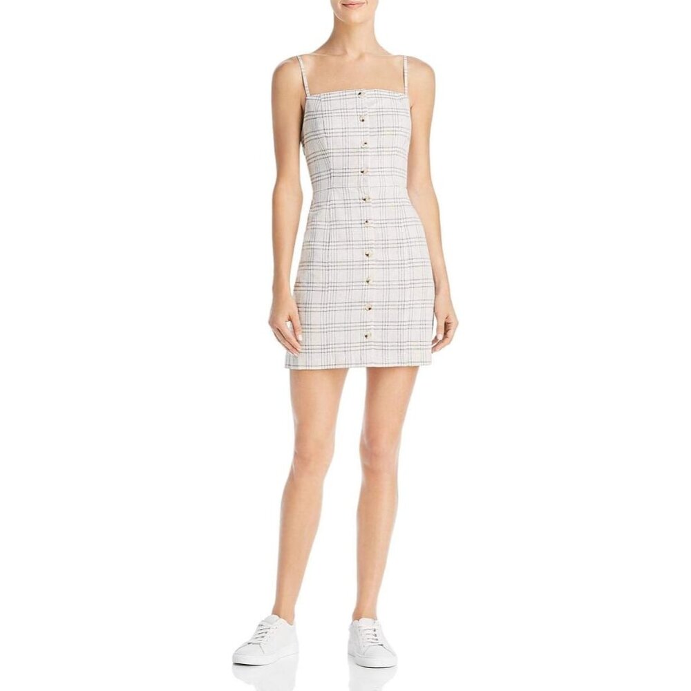 The Fifth Label Violet Check Dress in Sand